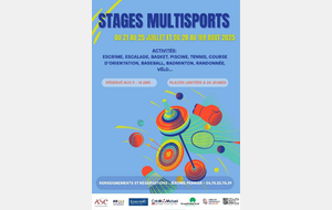 STAGES MULTISPORTS AS EVRY : UNE SEMAINE RICHE EN SPORTS, VALEURS ET SOURIRE