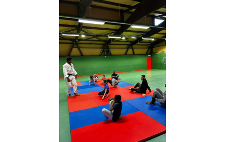 INITIATION AU JUDO AVEC KALVIN KPOKA AU GYMNASE ADELAÏDE